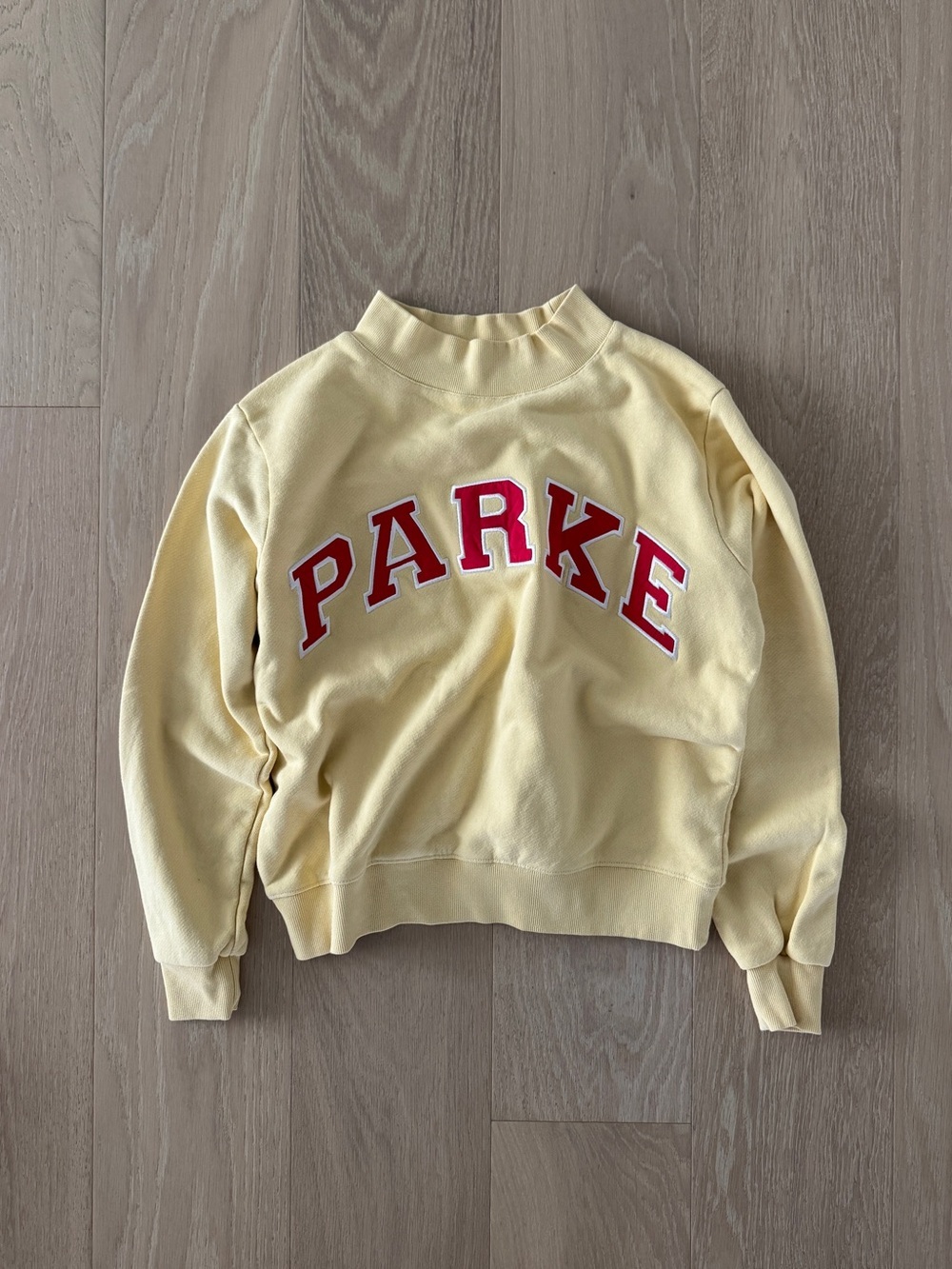 PARKE Lemonade Varsity Mockneck S/M - Picture 1 of 2